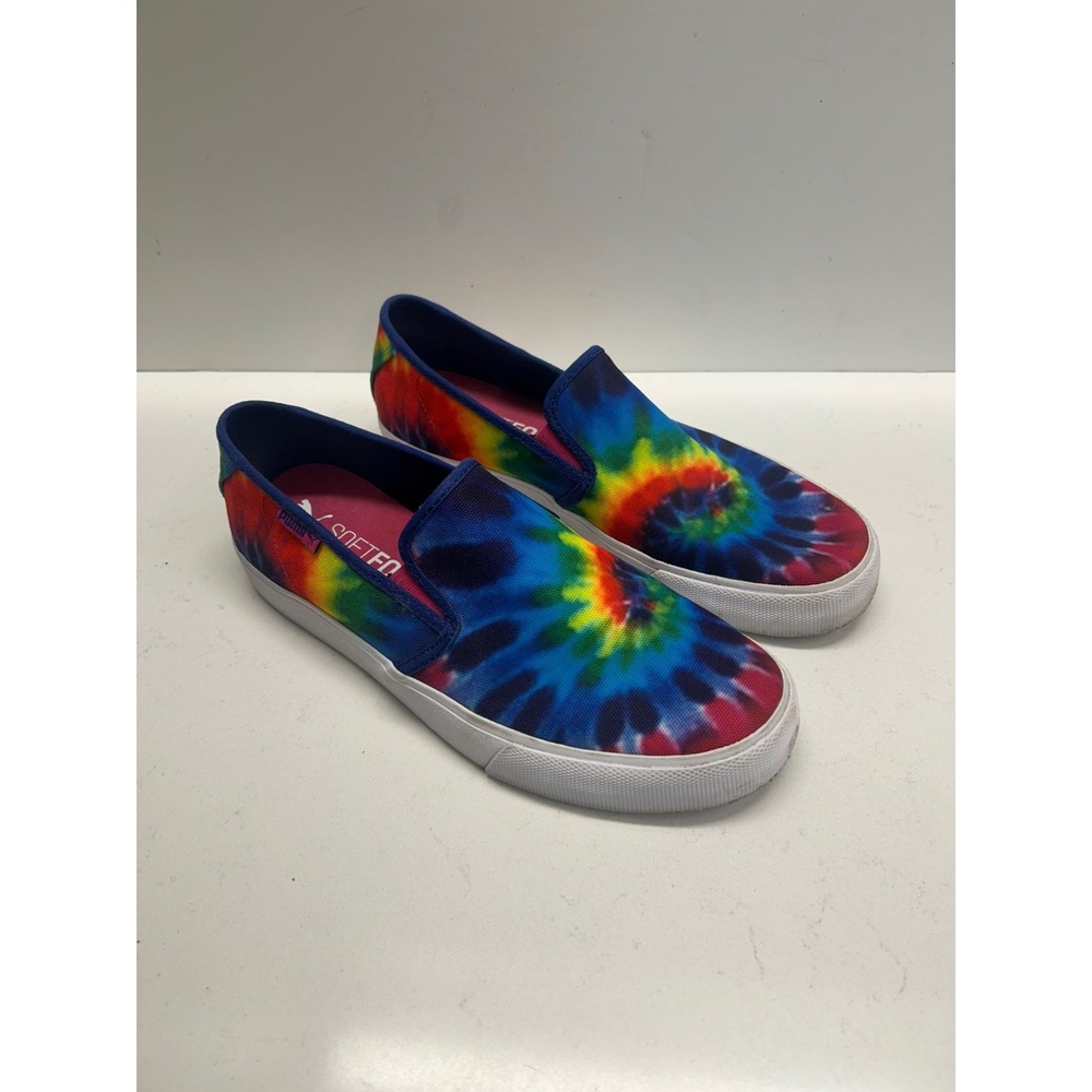 Puma Women's Bari Tie Dye Slip Ons Size 9